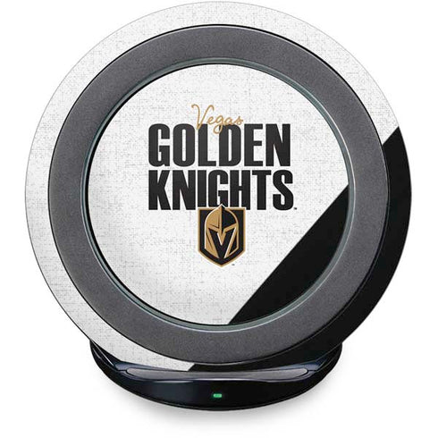 NHL Vegas Golden Knights Script Fast Charge Wireless Charging Stand Skin